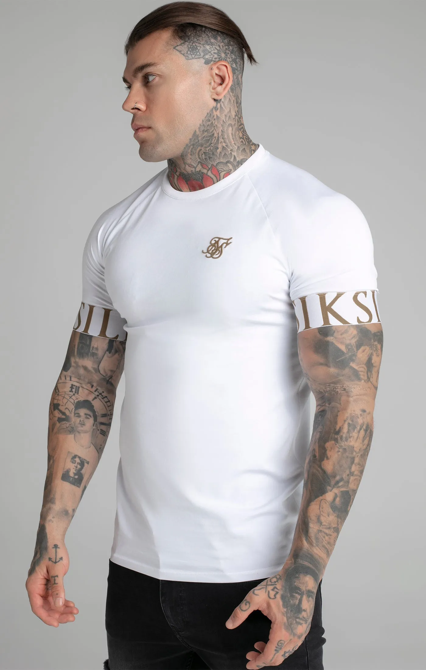 White Tech T-Shirt sold by Siksilk