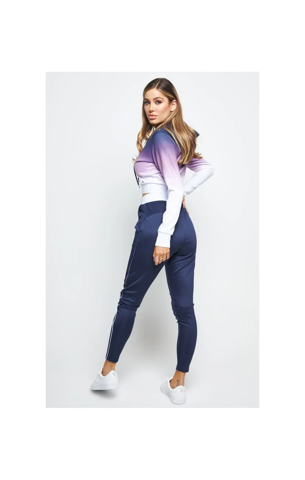 SikSilk Violet Fade Track Top - Violet & Navy sold by Siksilk product image thumbnail 5