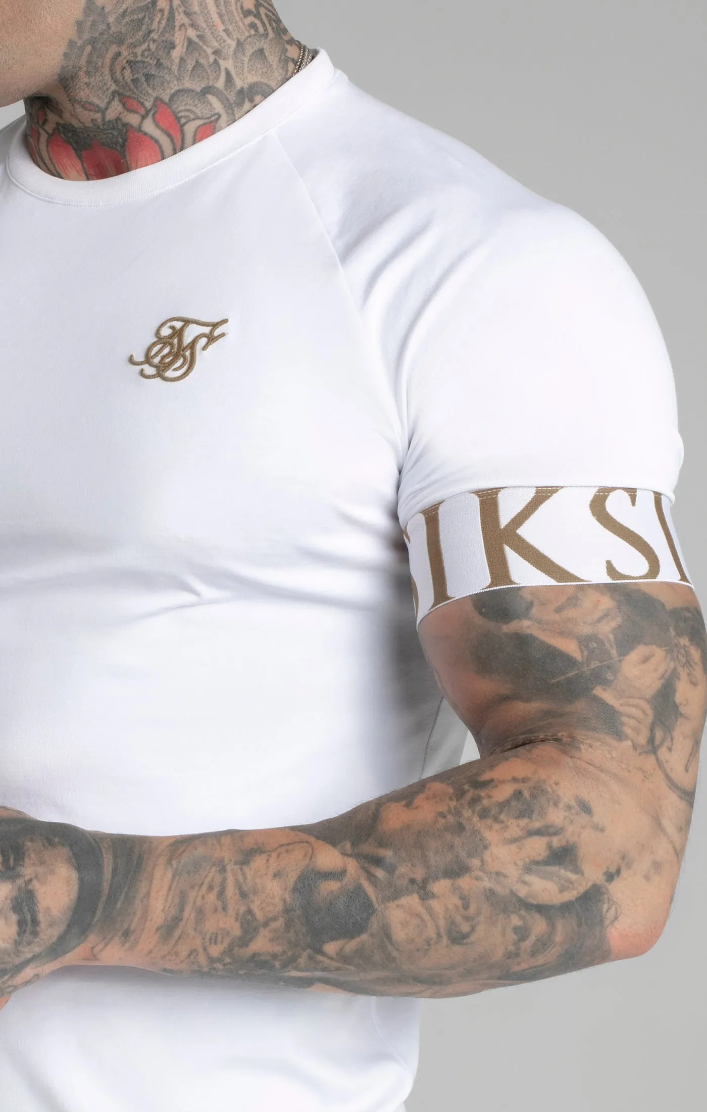 White Tech T-Shirt sold by Siksilk product image thumbnail 3