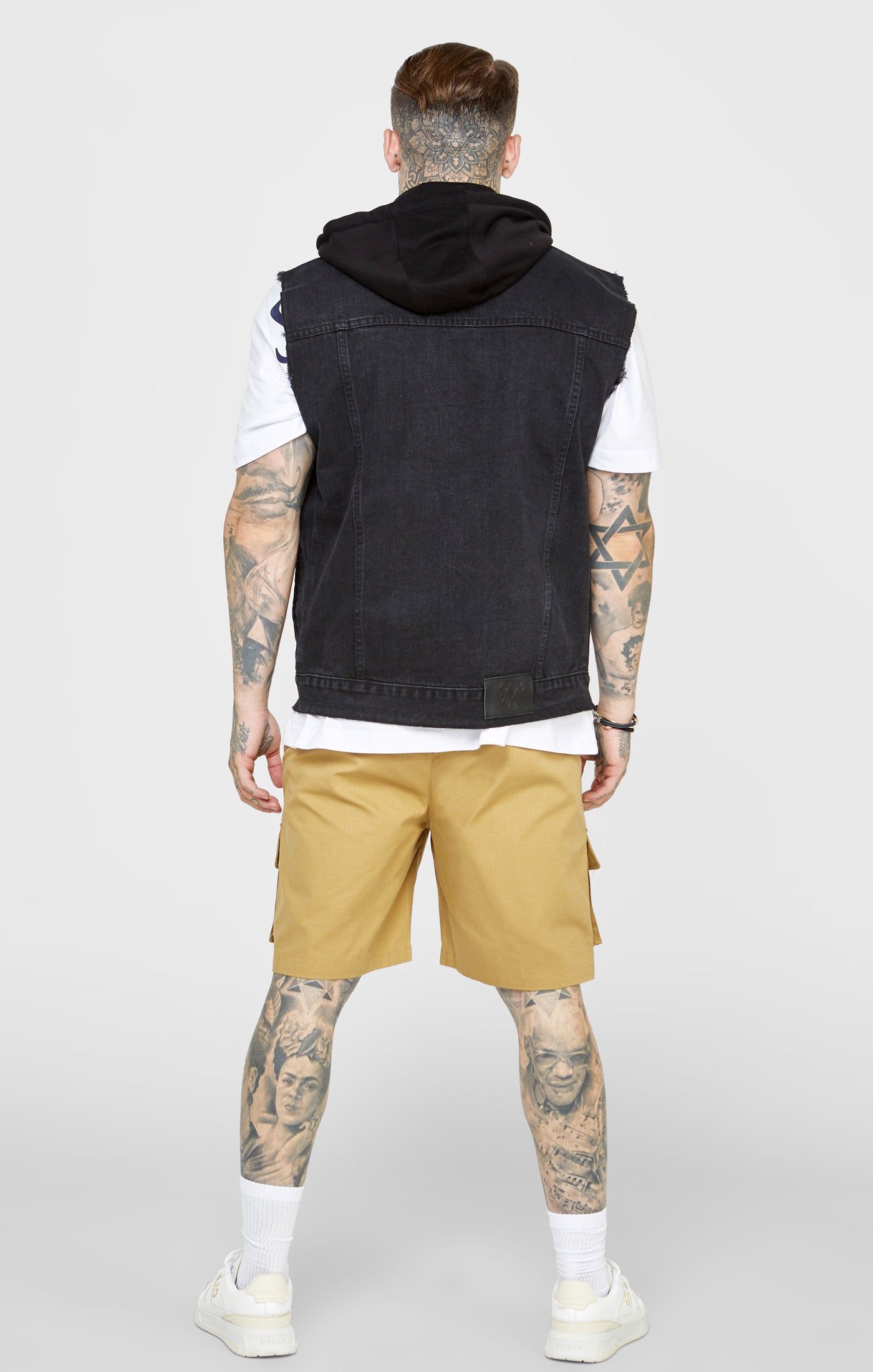 Black Hooded Gilet sold by Siksilk product image thumbnail 5