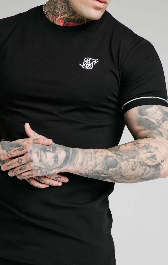 SikSilk S/S Duality Gym Tee - Black sold by Siksilk product image thumbnail 2