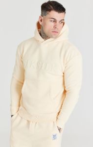 Ecru Foundation Embossed Hoodie sold by Siksilk