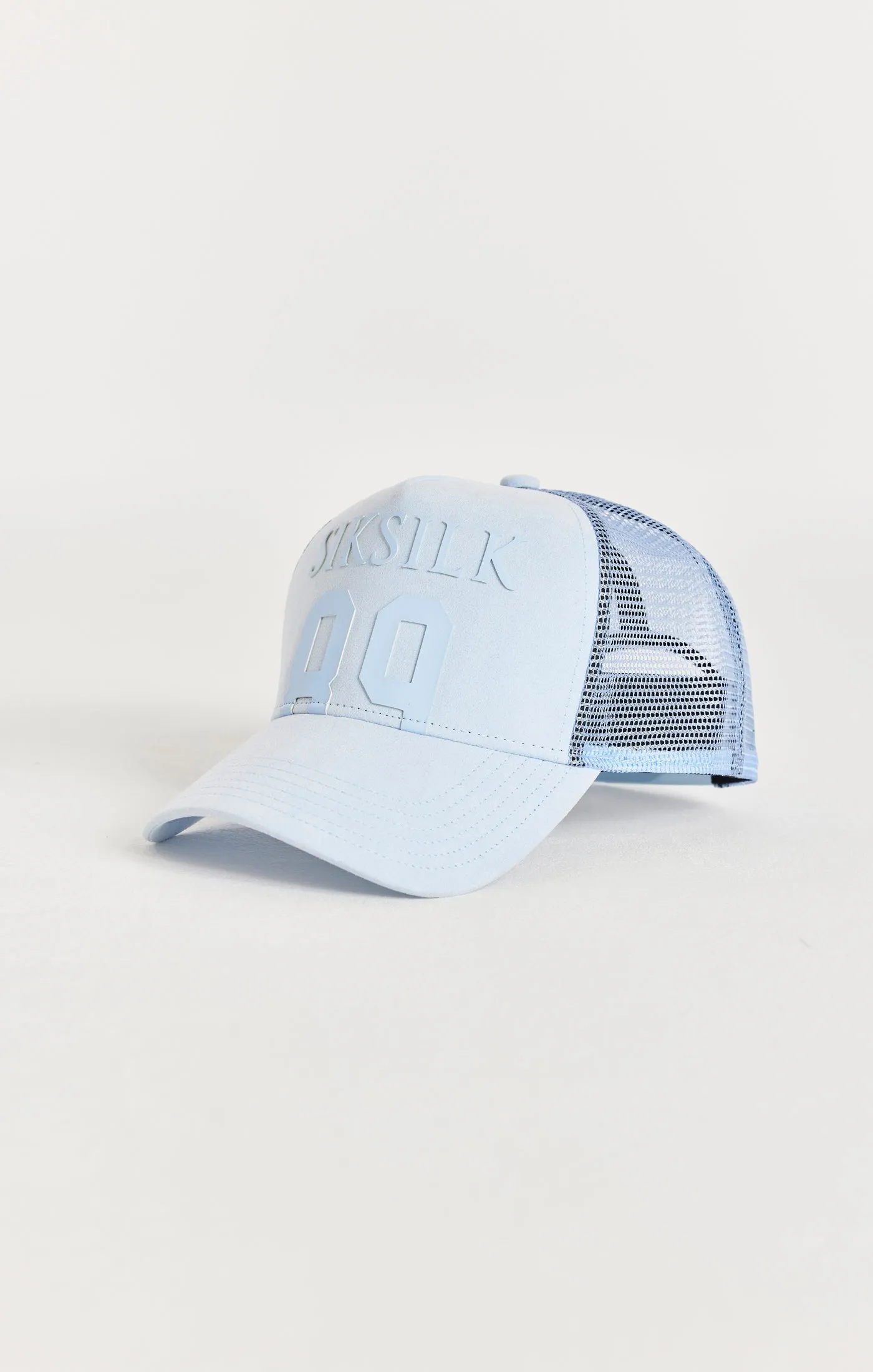Blue Sueded Mesh 89 Trucker Cap sold by Siksilk