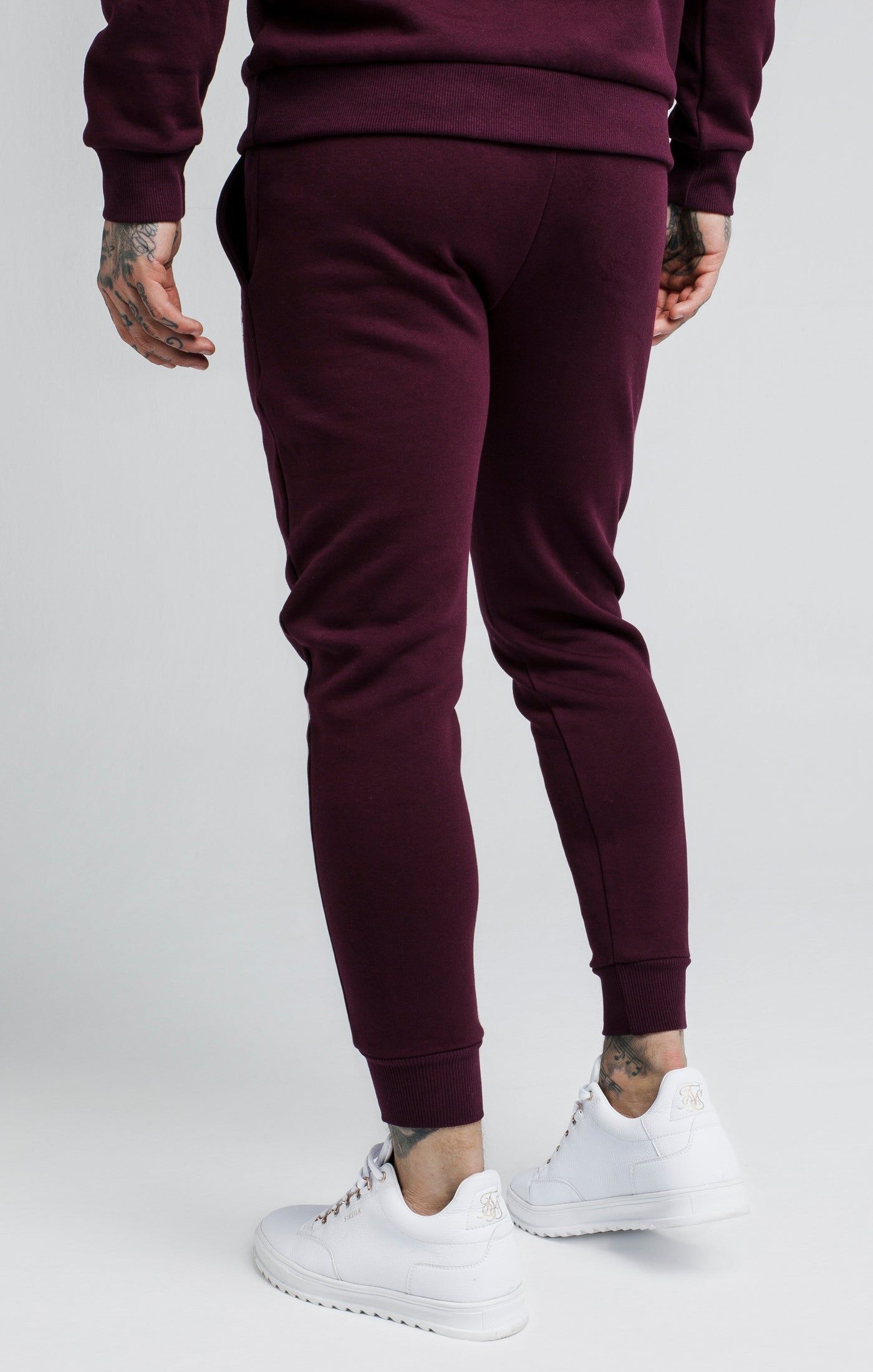 SikSilk Joggers - Burgundy sold by Siksilk product image thumbnail 2