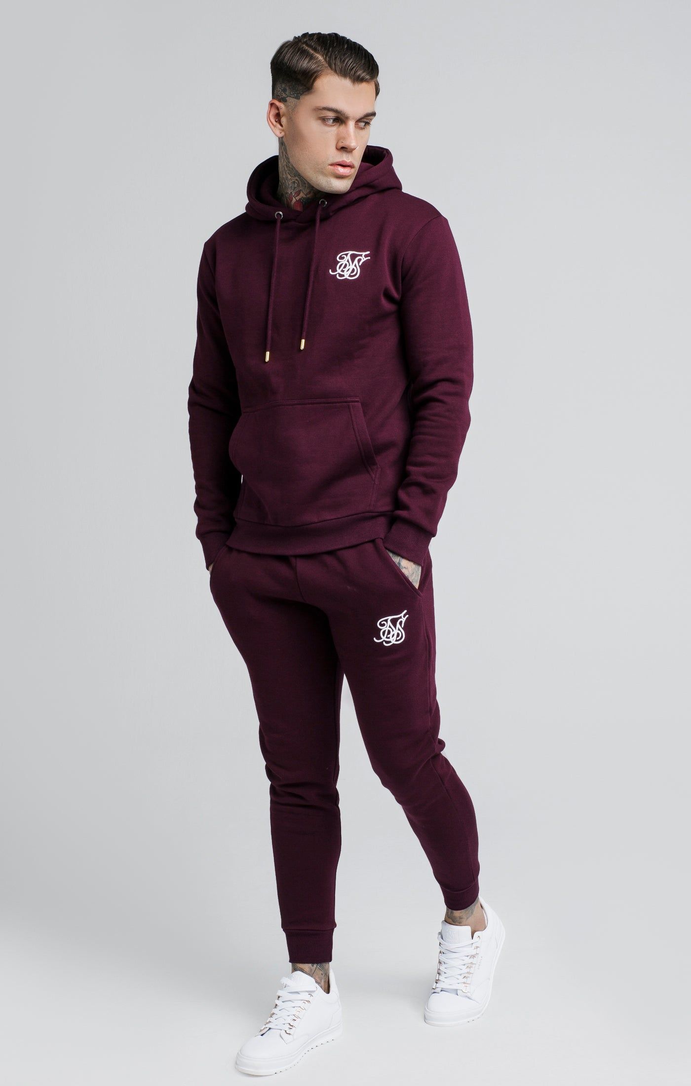 SikSilk Joggers - Burgundy sold by Siksilk product image thumbnail 4