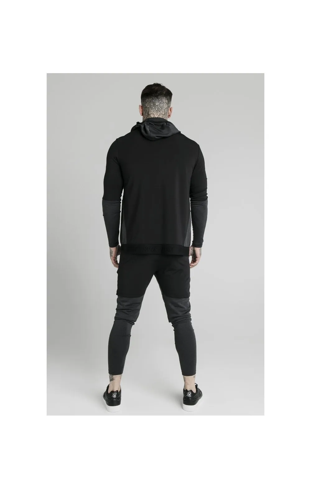 SikSilk Advanced Tech Zip Through Hoodie - Black sold by Siksilk product image thumbnail 5