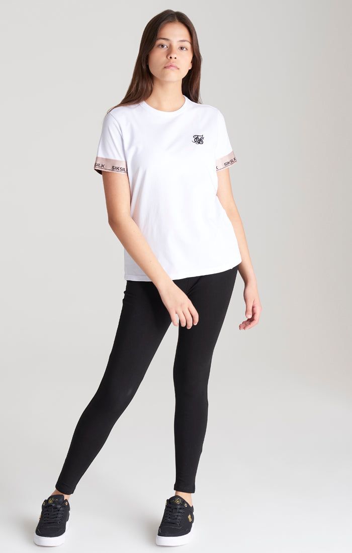 Girls Black Taped Legging sold by Siksilk product image thumbnail 4