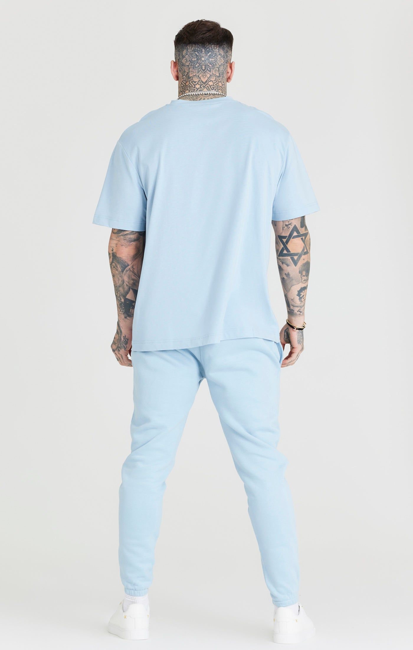 Blue Logo Oversized T-Shirt sold by Siksilk product image thumbnail 4