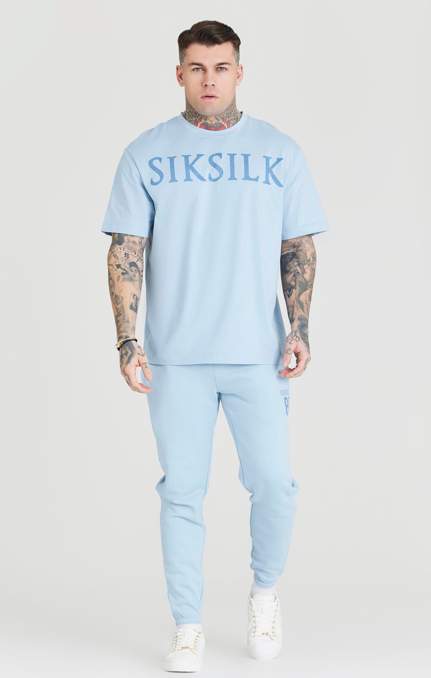 Blue Logo Oversized T-Shirt sold by Siksilk product image thumbnail 2