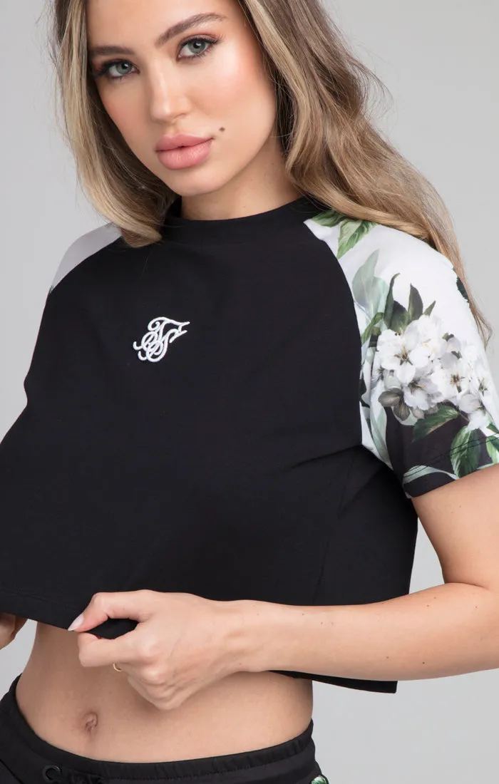 SikSilk Floral Pixel Tee - Black sold by Siksilk product image thumbnail 2