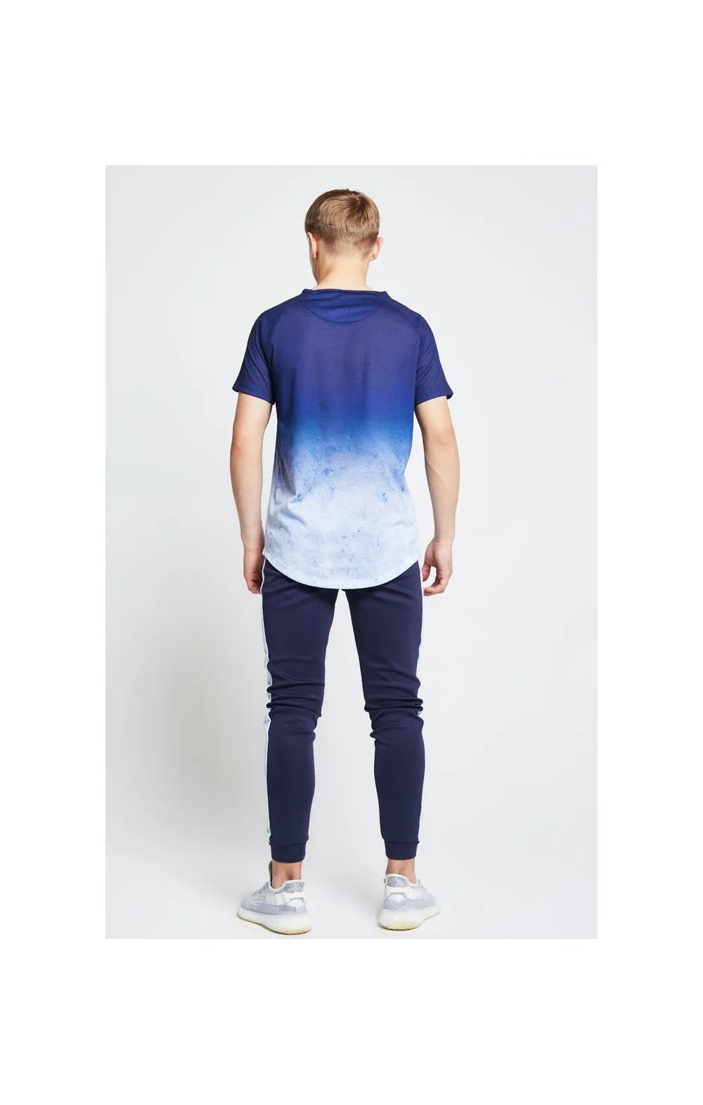 Illusive London Marble Fade Tee – Navy & Marble sold by Siksilk product image thumbnail 5