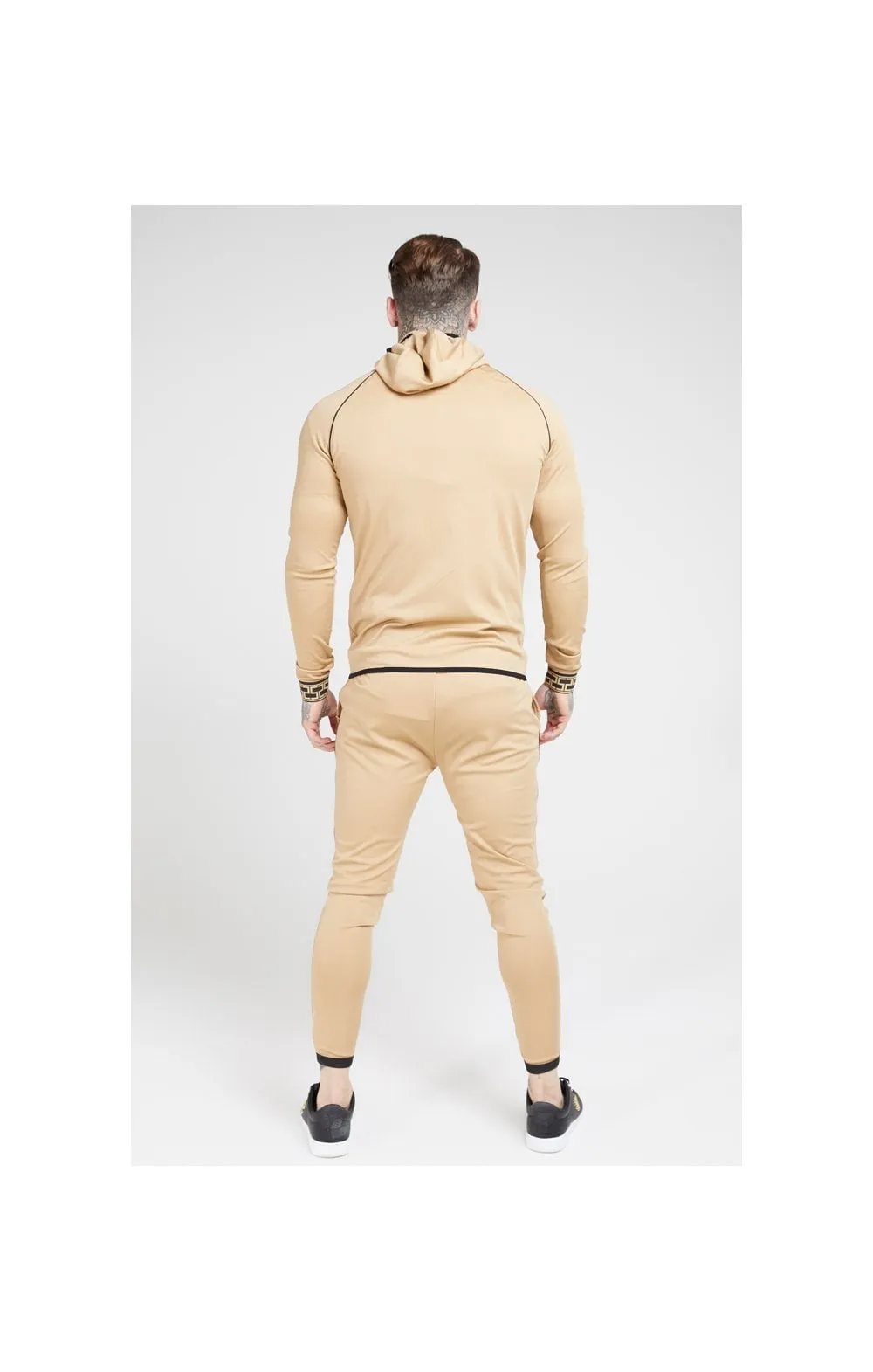 SikSilk Scope Zip Through Hoodie – Beige sold by Siksilk product image thumbnail 5