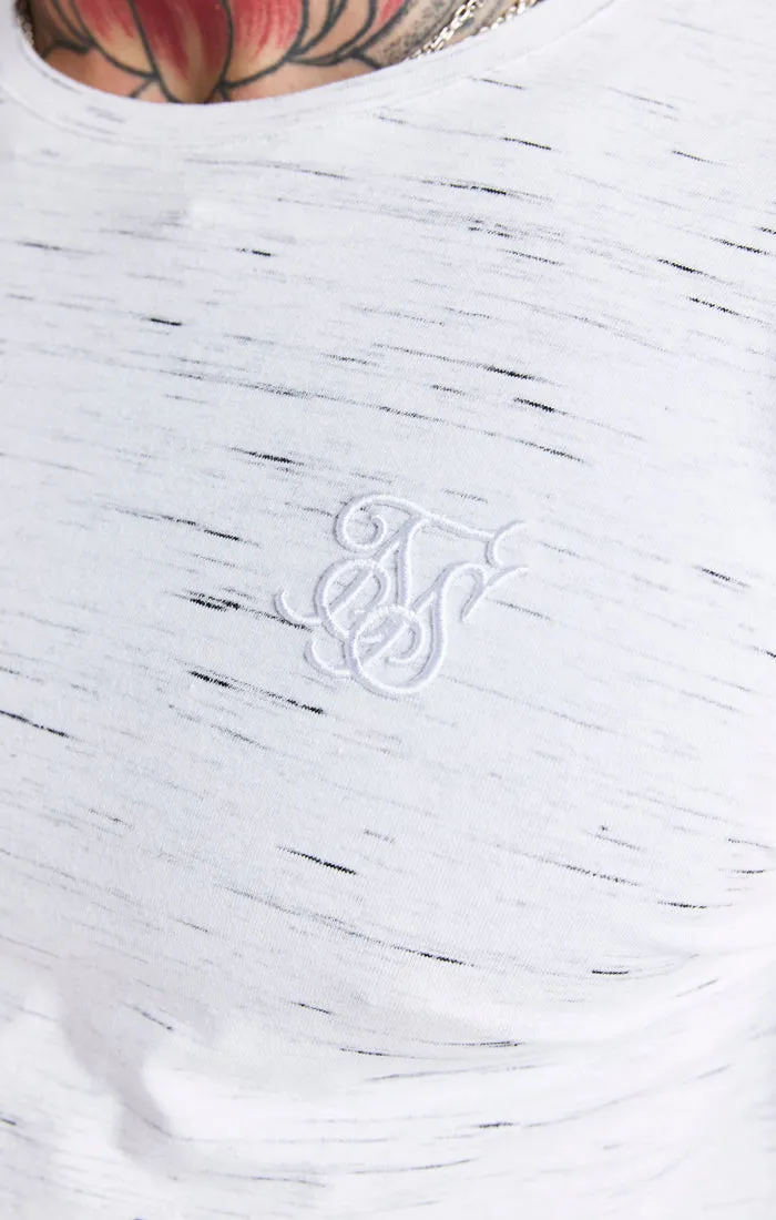 White Long Sleeve Muscle Fit T-Shirt sold by Siksilk product image thumbnail 3