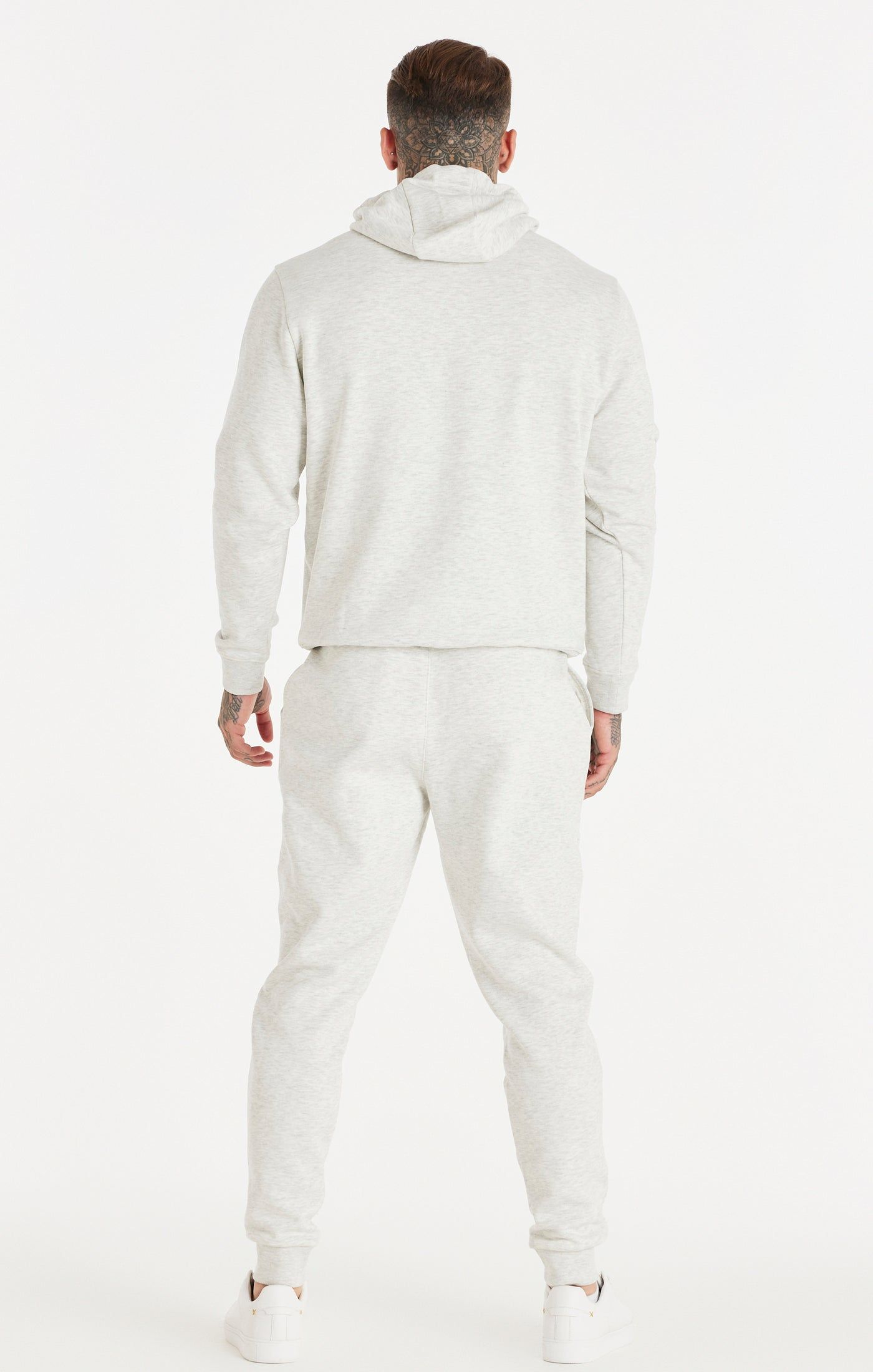 Snow Marl Essential Overhead Hoodie sold by Siksilk product image thumbnail 5