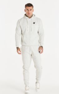 Snow Marl Essential Overhead Hoodie sold by Siksilk