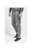 SikSilk Crushed Nylon Taped Joggers – Grey & Gold sold by Siksilk