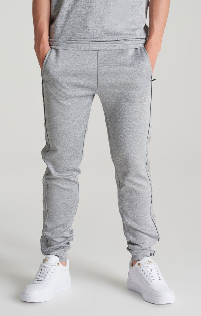 Boys Grey Marl Panelled Jogger sold by Siksilk product image thumbnail 3