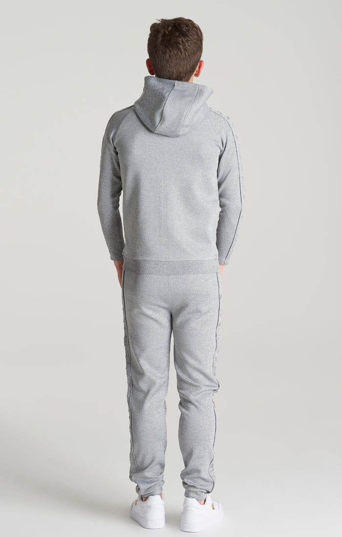 Boys Grey Marl Panelled Jogger sold by Siksilk product image thumbnail 7
