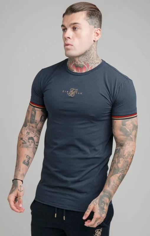SikSilk Reign Tech Tee - Navy sold by Siksilk