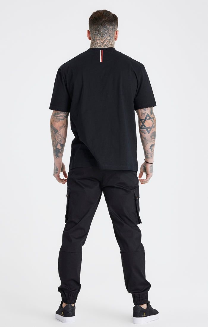 Messi x SikSilk Black Cargo Pant sold by Siksilk product image thumbnail 7