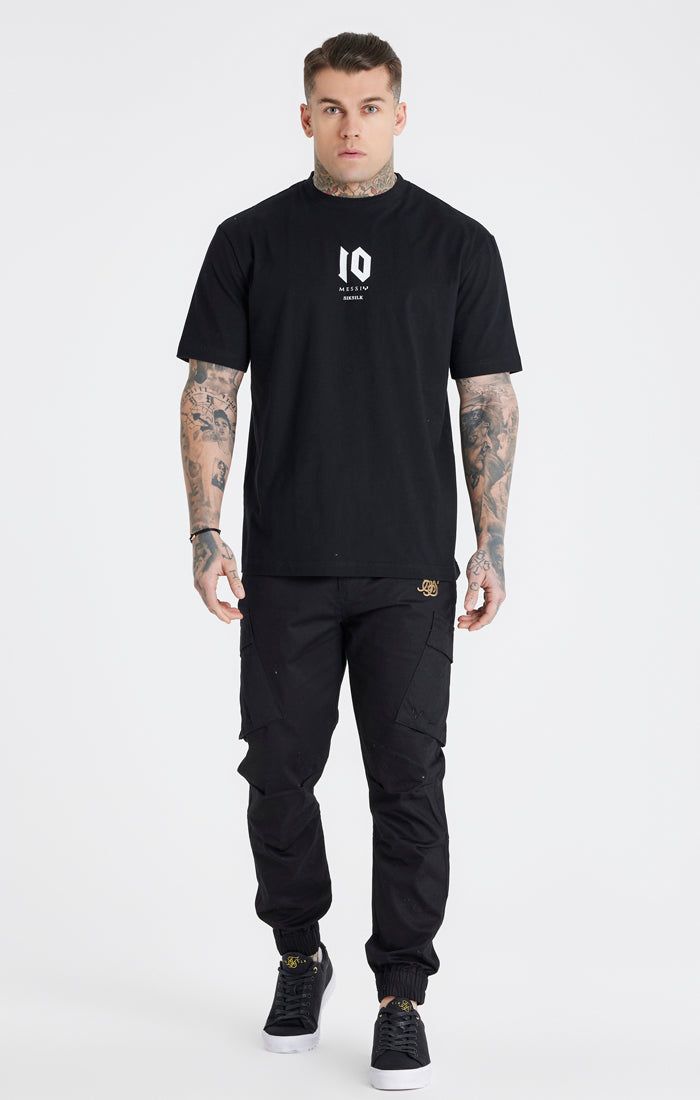 Messi x SikSilk Black Cargo Pant sold by Siksilk product image thumbnail 5