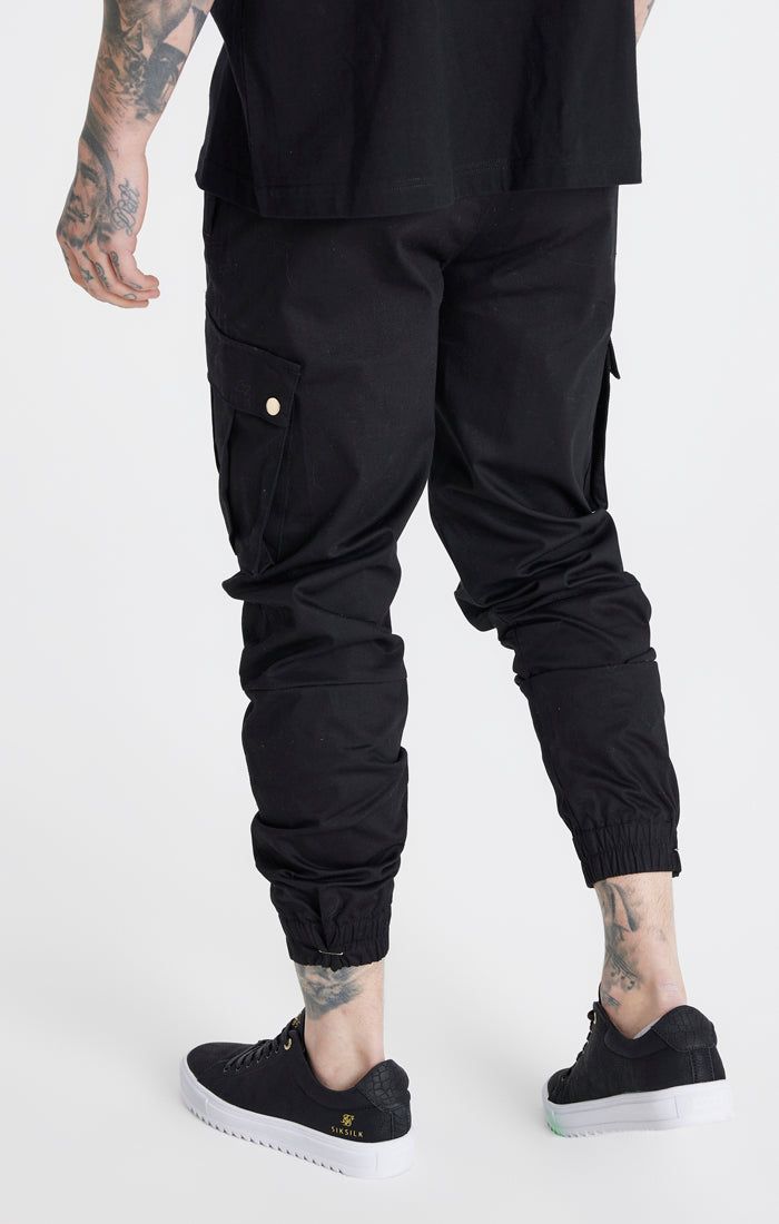 Messi x SikSilk Black Cargo Pant sold by Siksilk product image thumbnail 4