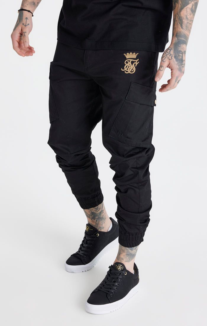 Messi x SikSilk Black Cargo Pant sold by Siksilk