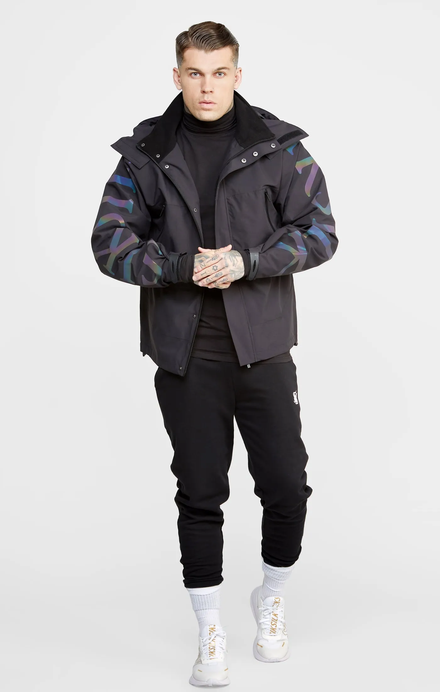 Black Technical Jacket sold by Siksilk product image thumbnail 3