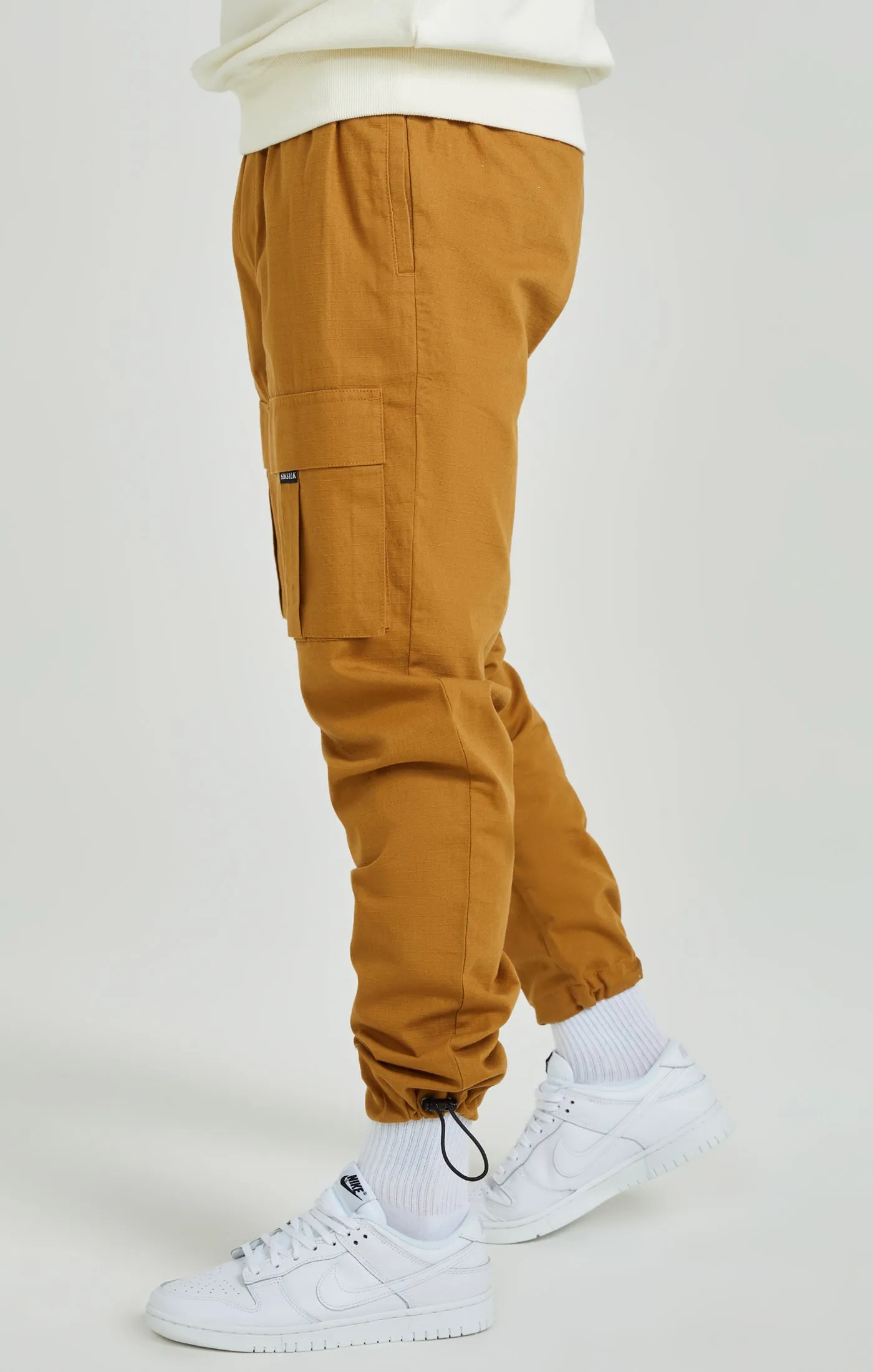 Tan Ripstop Cargo Pants sold by Siksilk product image thumbnail 3
