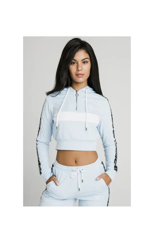 SikSilk Sky Tape Track Top - Light Blue sold by Siksilk