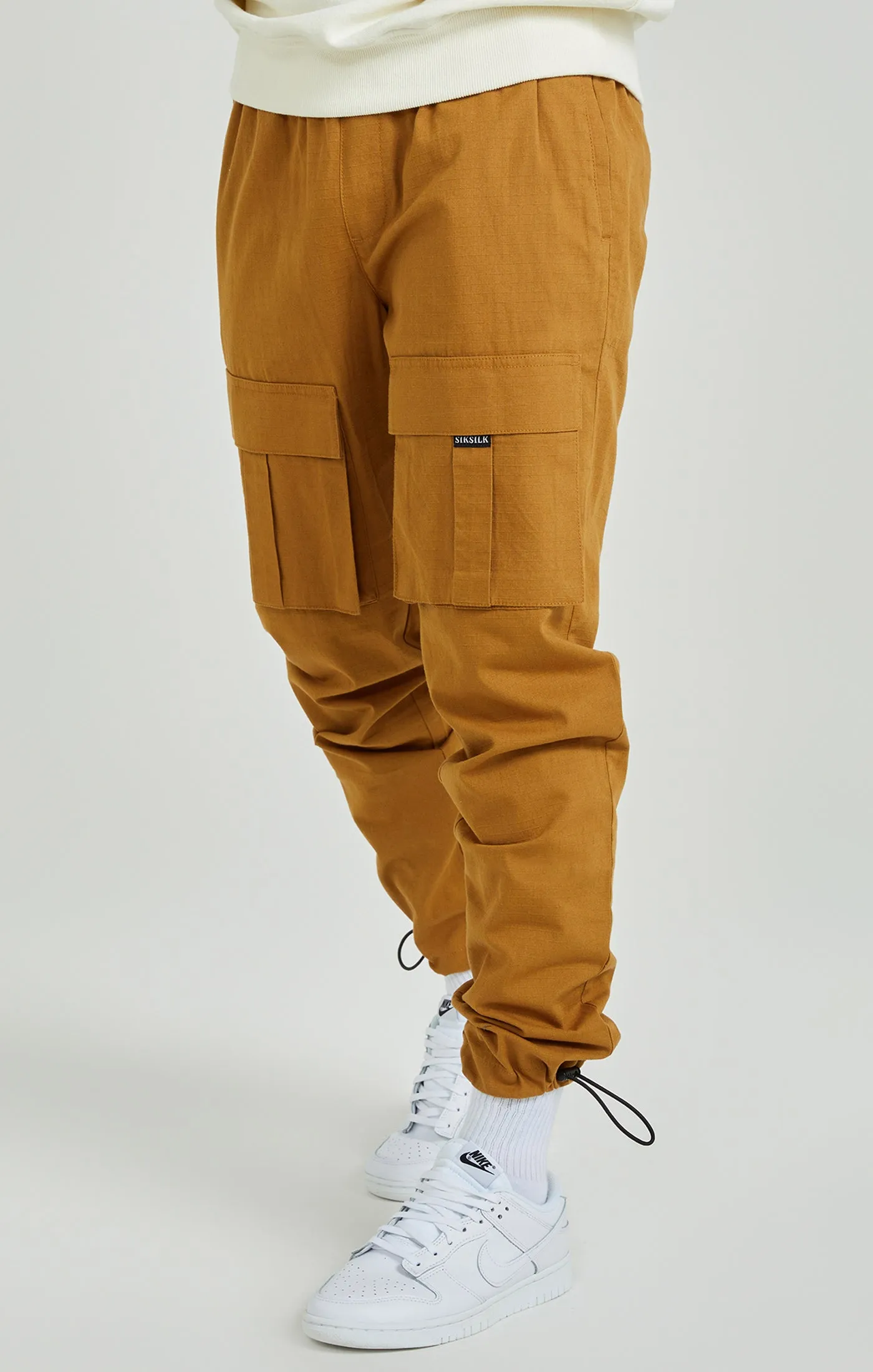 Tan Ripstop Cargo Pants sold by Siksilk