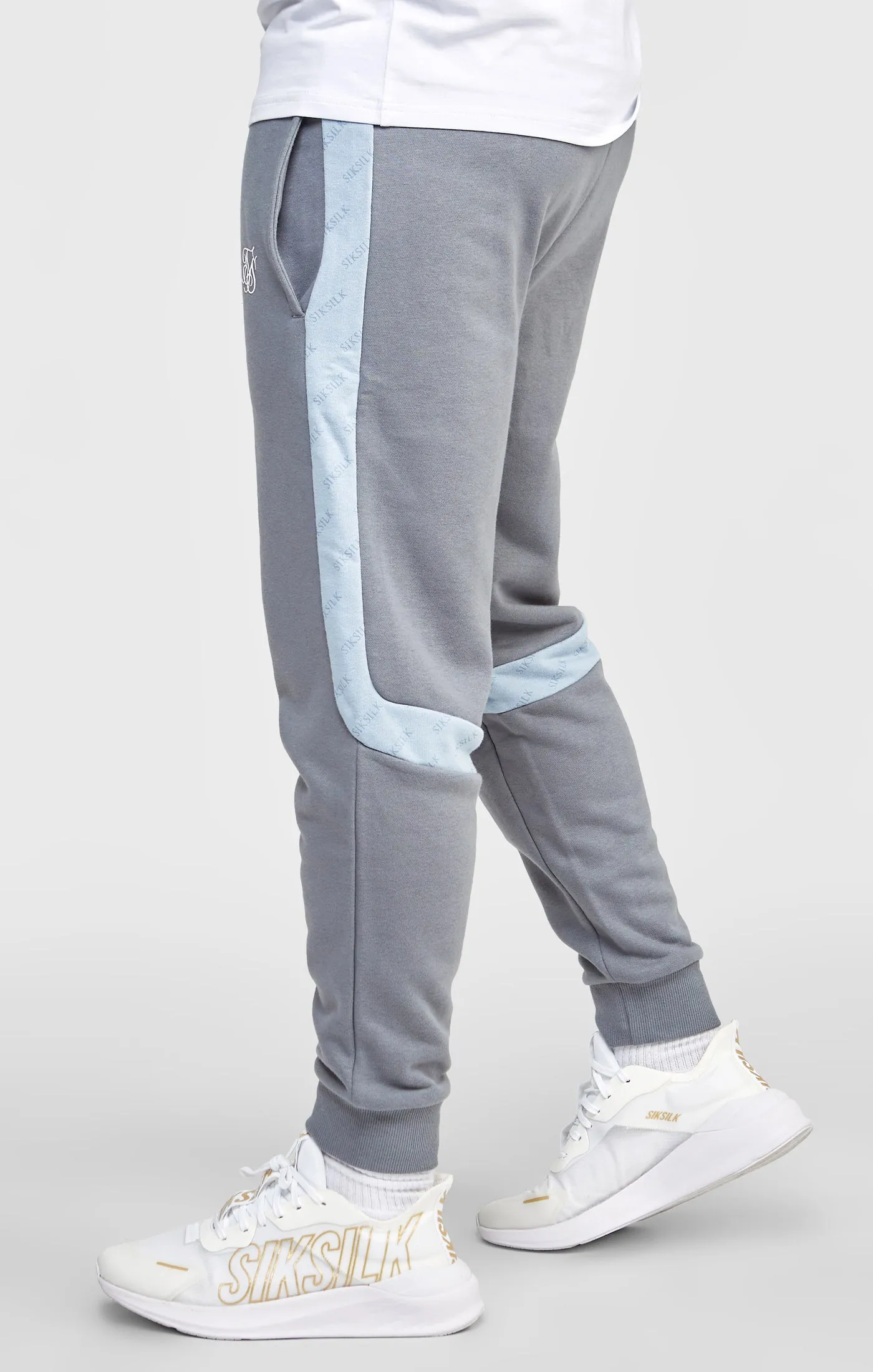 Grey Cut And Sew Jogger sold by Siksilk product image thumbnail 2
