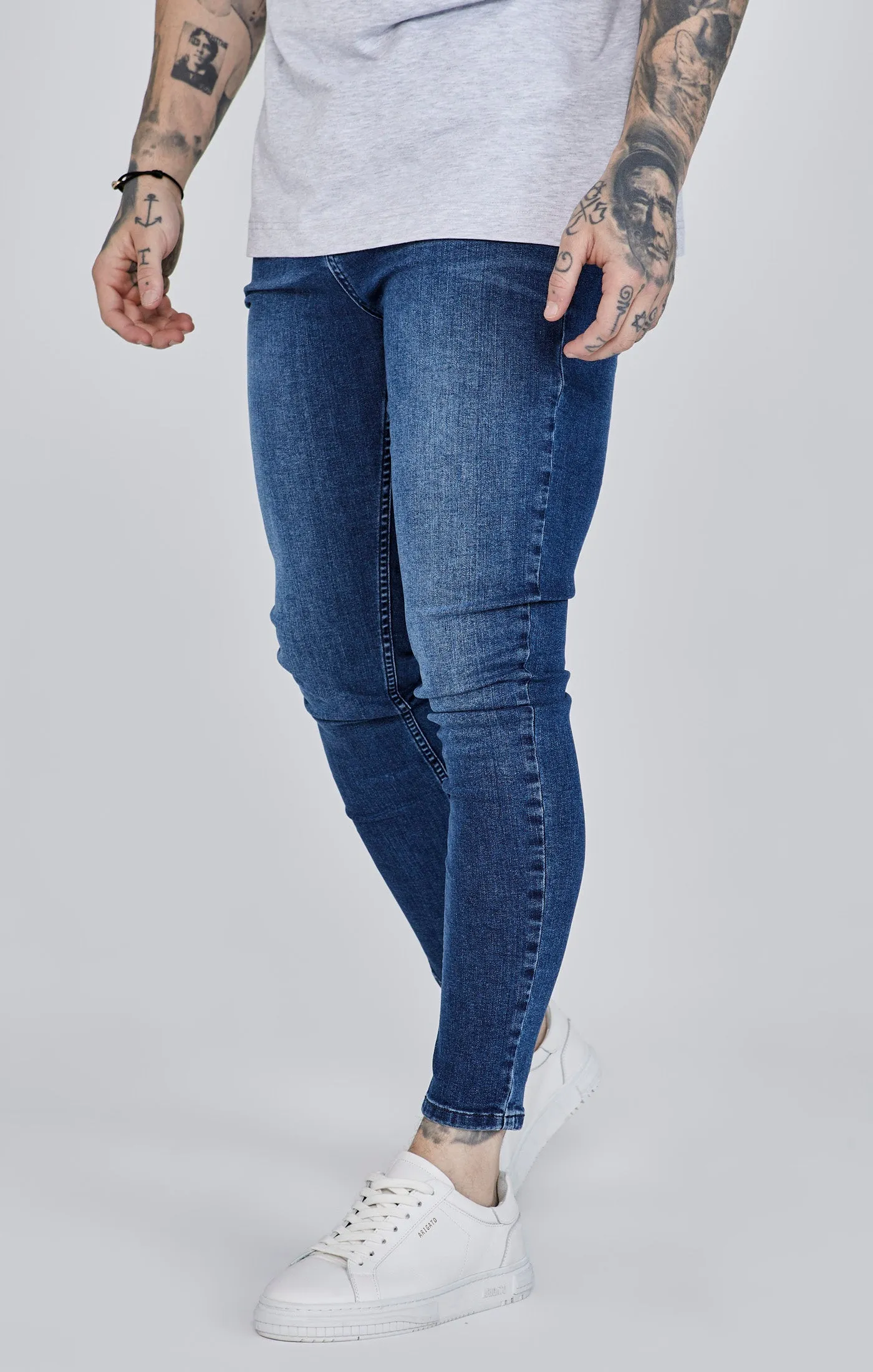Blue Skinny Jeans sold by Siksilk