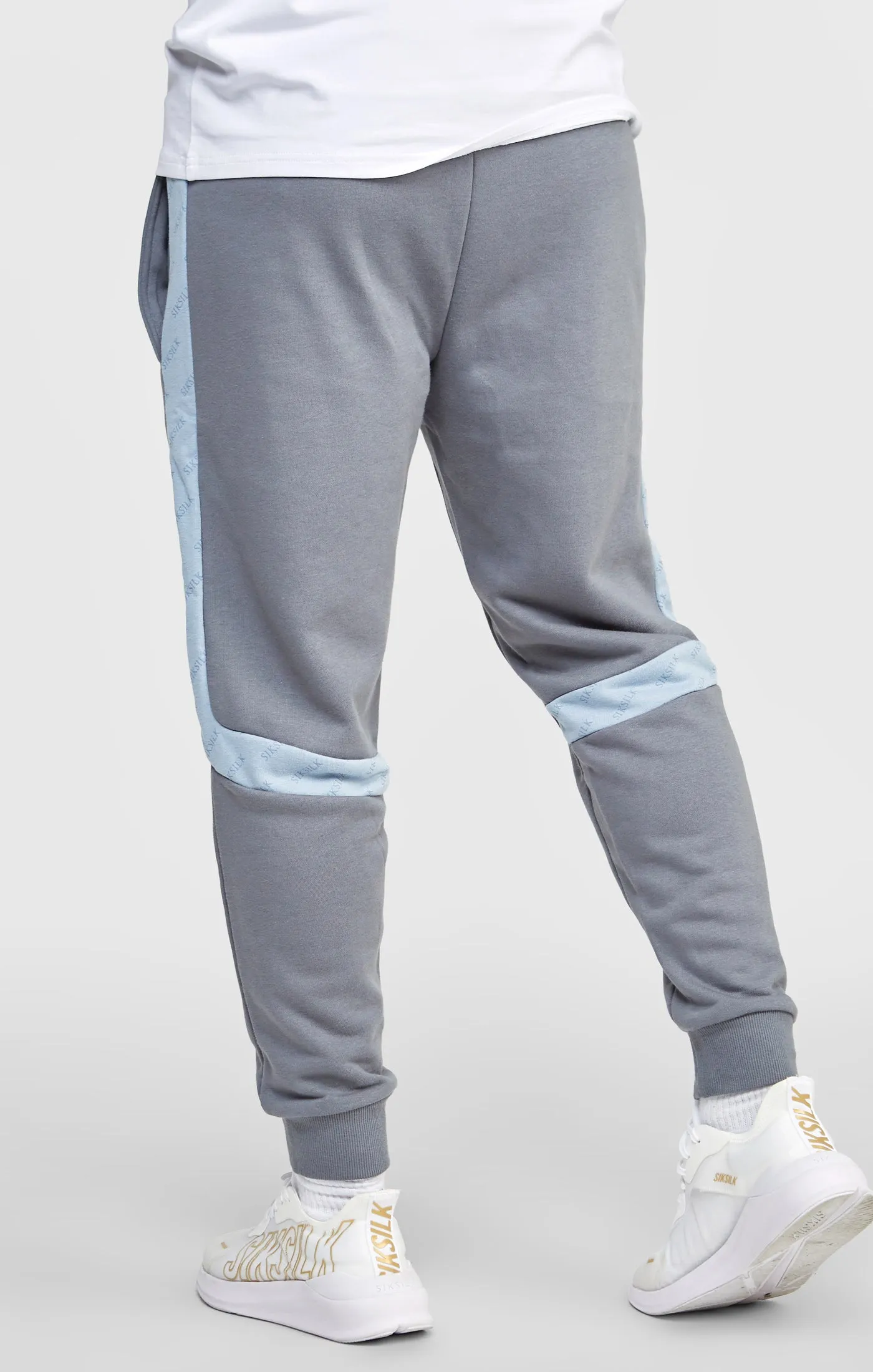 Grey Cut And Sew Jogger sold by Siksilk product image thumbnail 4
