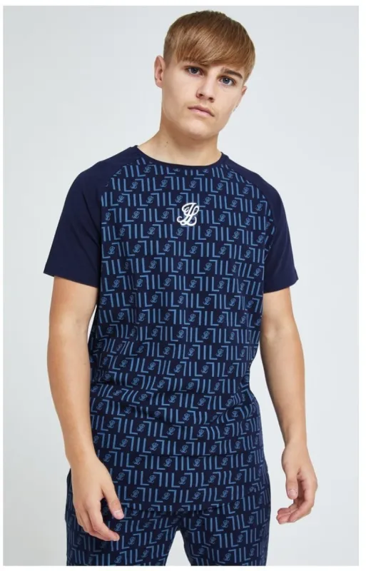 Illusive London Elite Raglan Tee - Navy sold by Siksilk