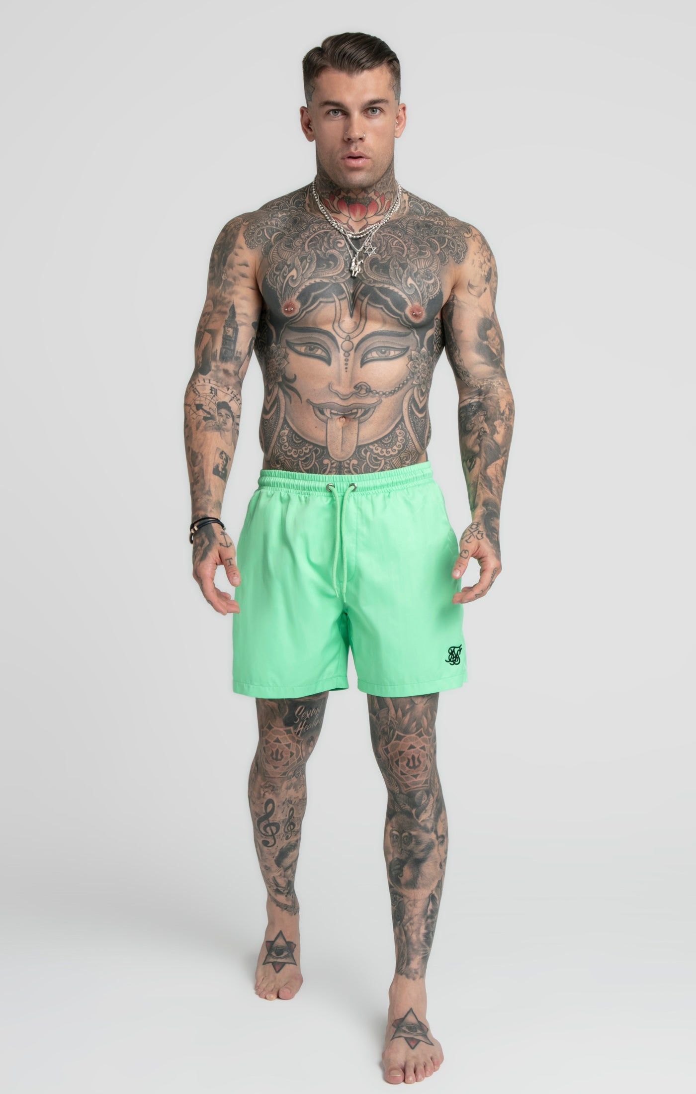 Green Swim Short sold by Siksilk product image thumbnail 4
