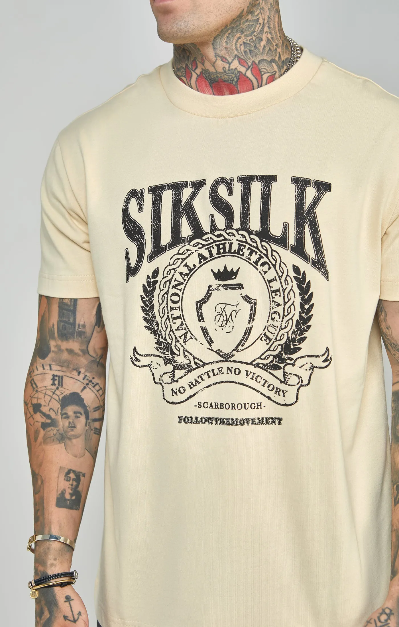 Oversized Crest Logo T-Shirt sold by Siksilk product image thumbnail 2