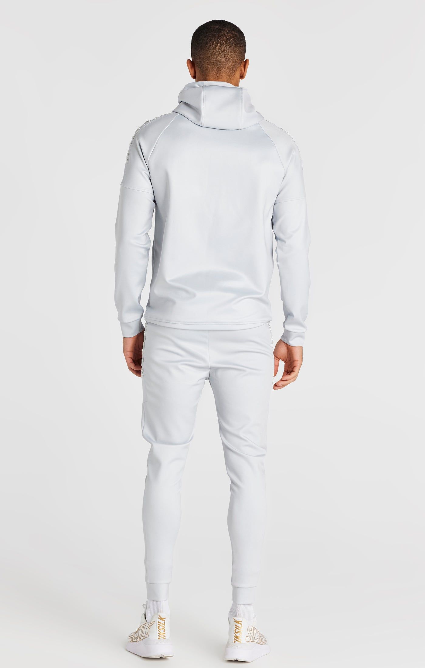 Grey Panel Hoodie sold by Siksilk product image thumbnail 5