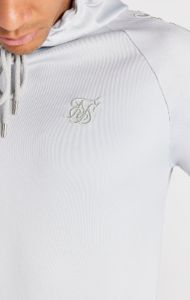 Grey Panel Hoodie sold by Siksilk