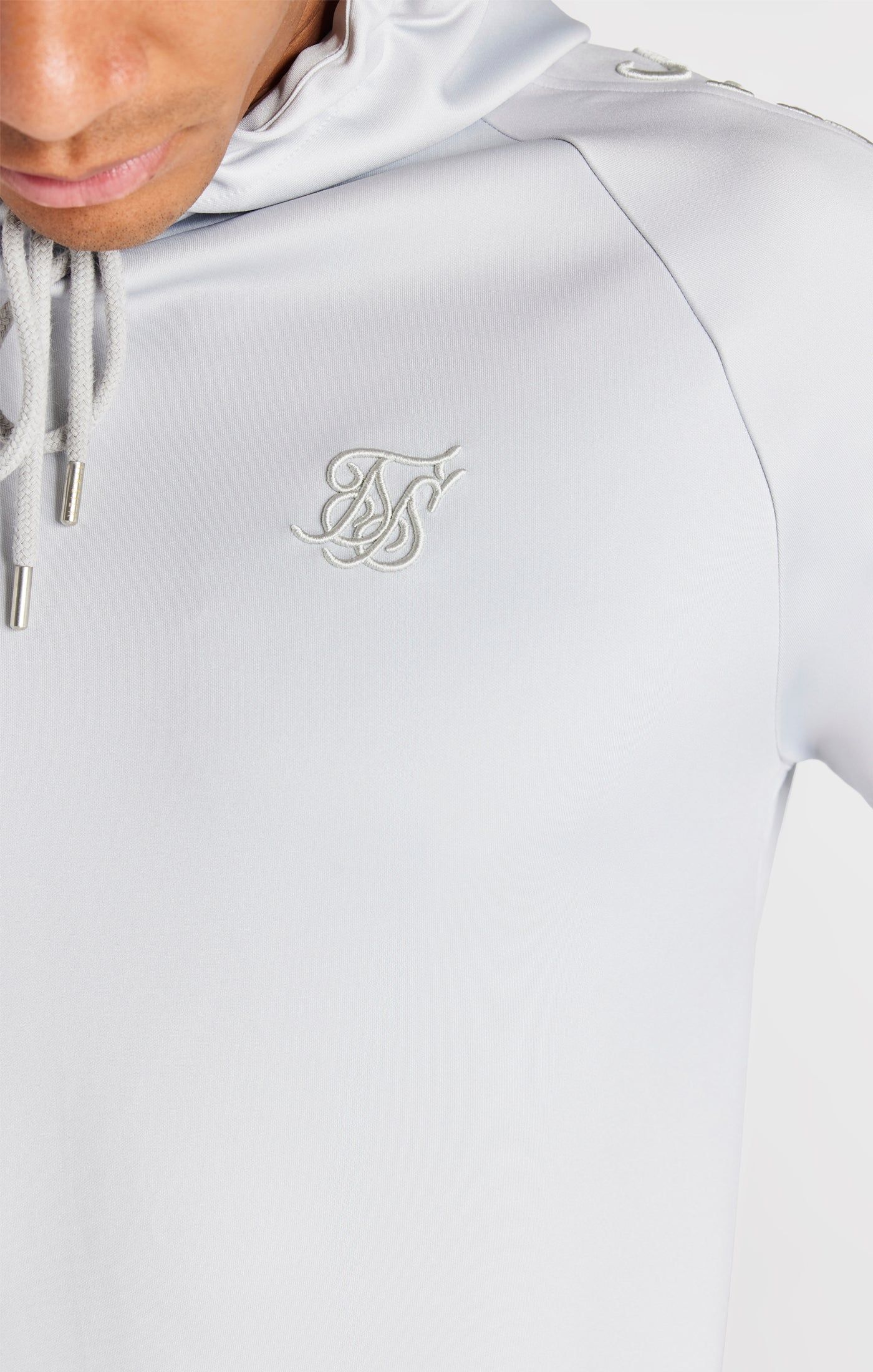 Grey Panel Hoodie sold by Siksilk product image thumbnail 2