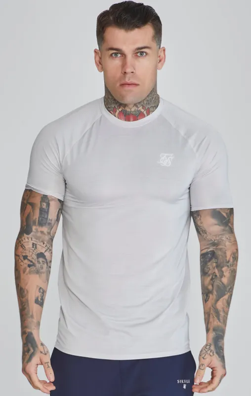 Grey Muscle Fit T-Shirt sold by Siksilk