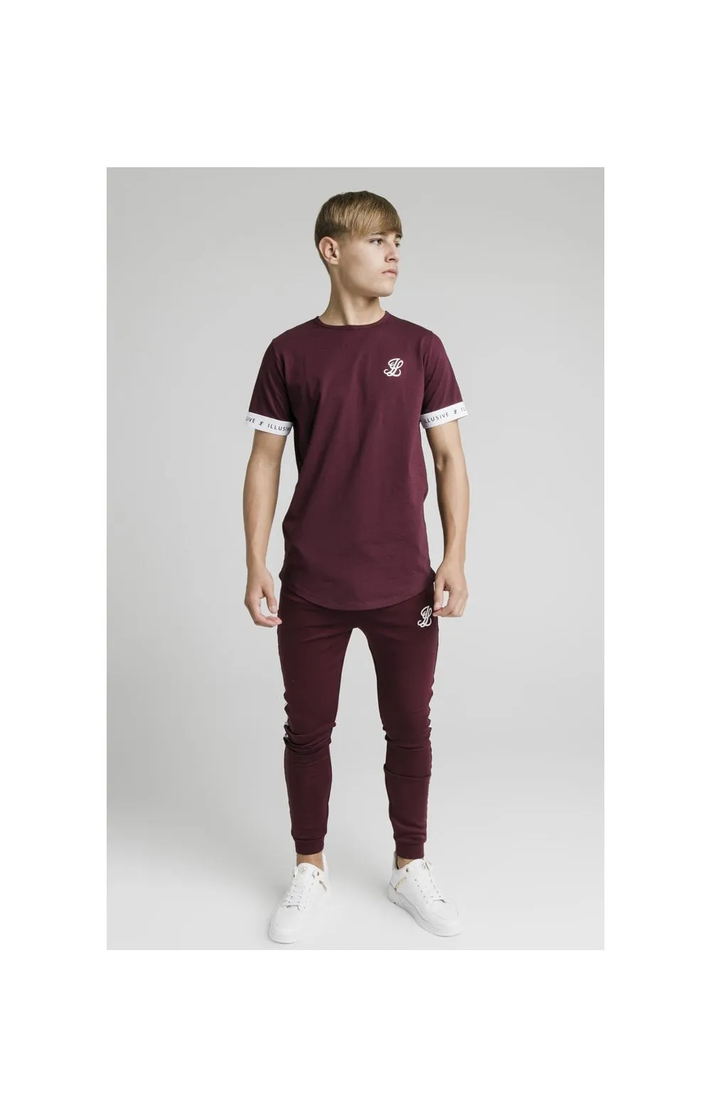 Illusive London Tech Tee - Burgundy sold by Siksilk product image thumbnail 5