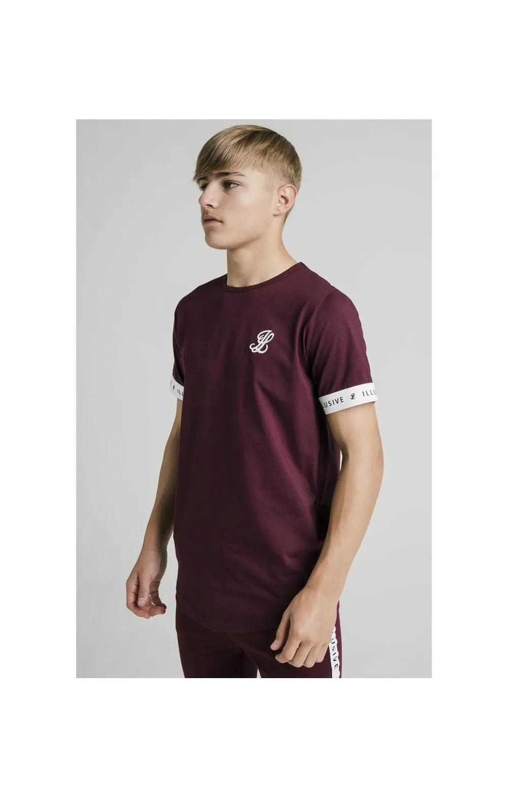 Illusive London Tech Tee - Burgundy sold by Siksilk product image thumbnail 2