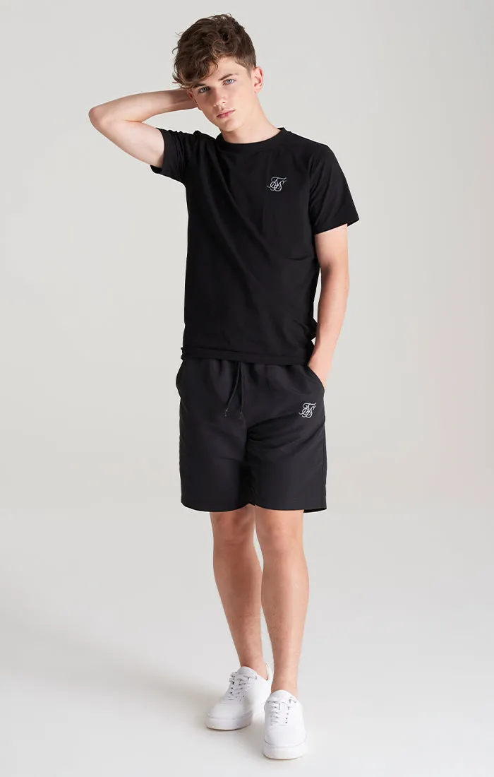 Boys Black Logo T-Shirt sold by Siksilk product image thumbnail 2