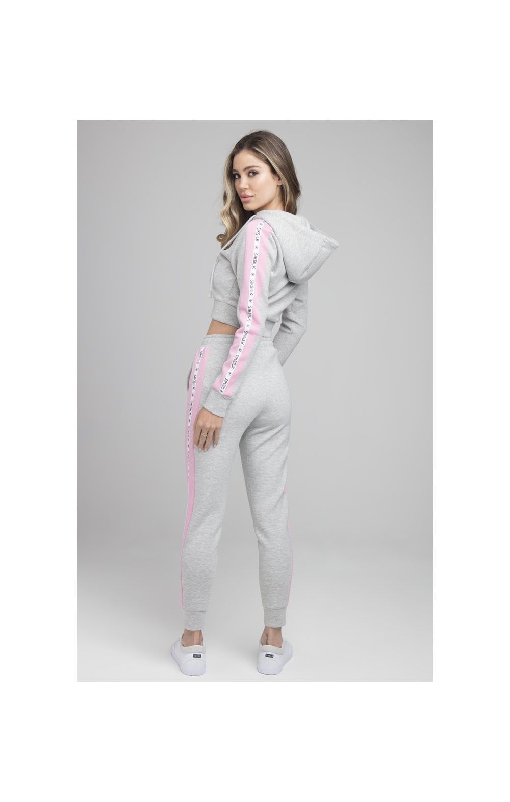 SikSilk Infinity Track Pants - Grey Marl sold by Siksilk product image thumbnail 6