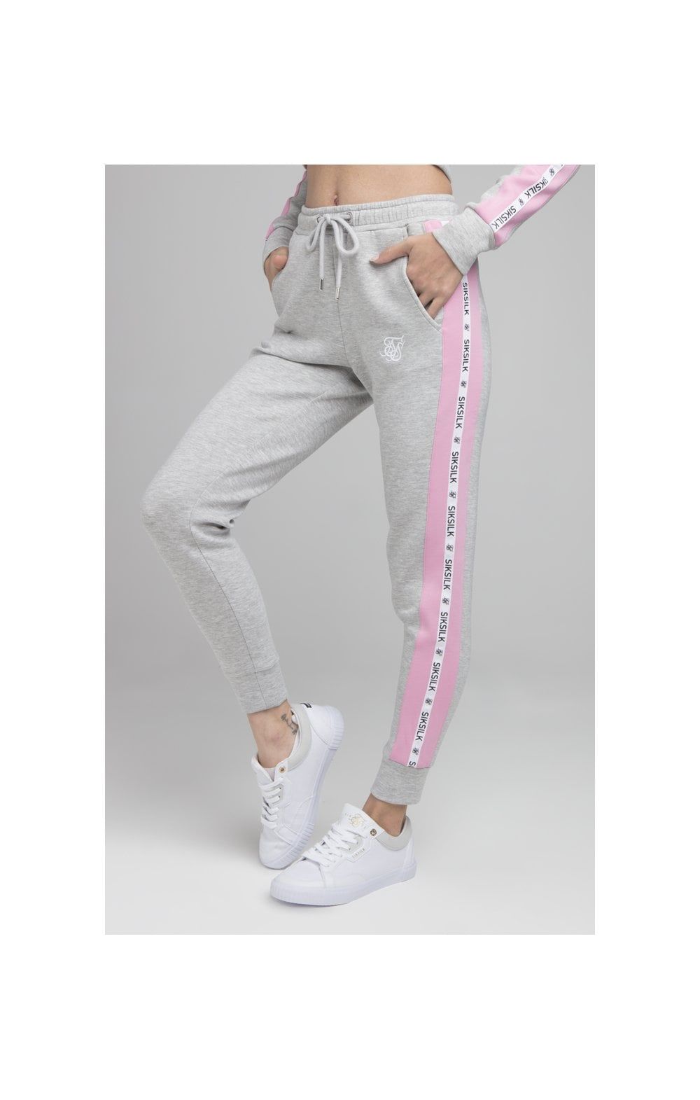 SikSilk Infinity Track Pants - Grey Marl sold by Siksilk
