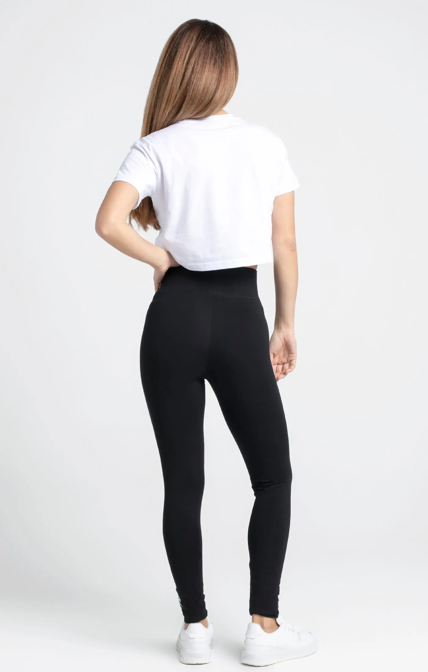 Black Floral Legging sold by Siksilk product image thumbnail 5