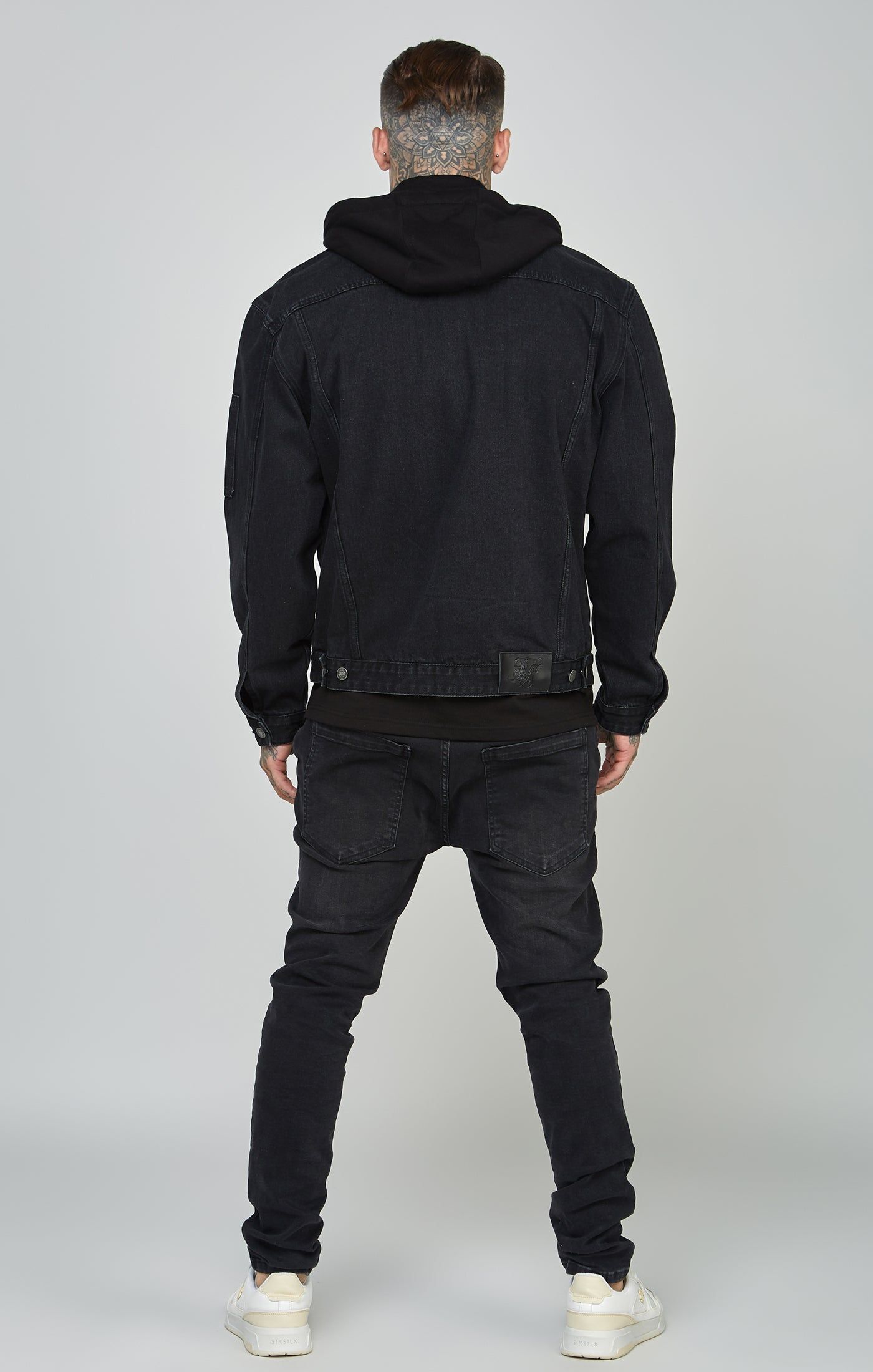 Denim Flight Jacket sold by Siksilk product image thumbnail 5