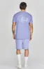 Purple Logo Shorts sold by Siksilk