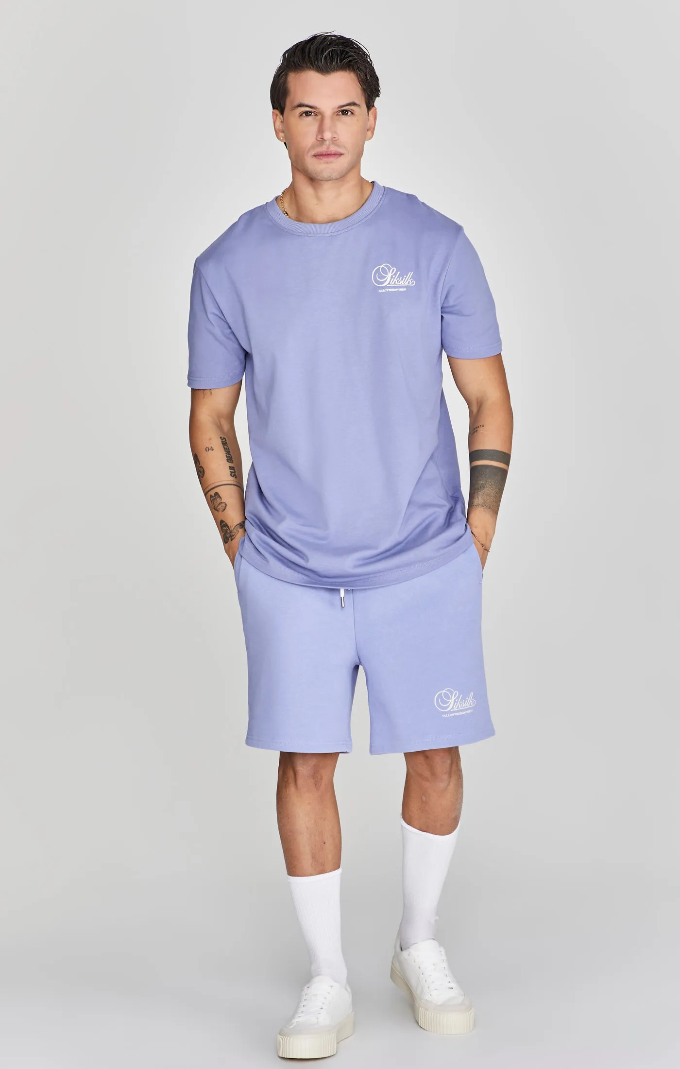 Purple Logo Shorts sold by Siksilk product image thumbnail 2